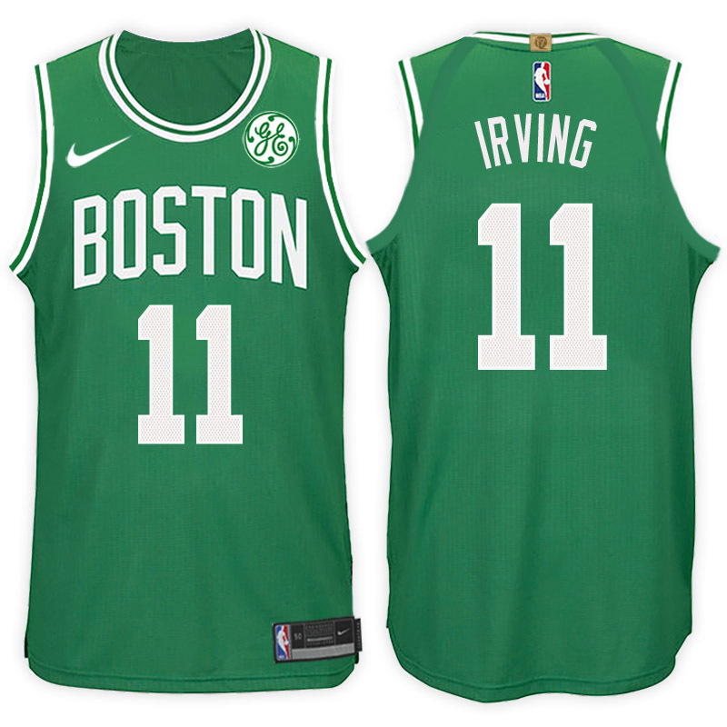 Men Boston Celtics #11 Kyrie Irving Green NBA Jersey